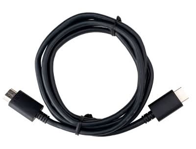 Dealworthy Hdmi High Speed Cable With Ethernet Cable, 6 ft, Black