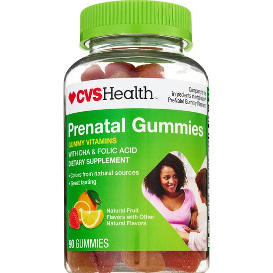 CVS Health Prenatal Vitamins with DHA & Folic Acid Gummies, 90 CT