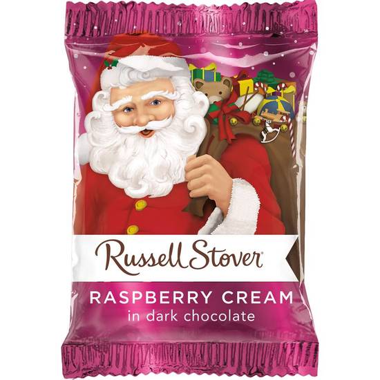Order Russell Stover Dark Chocolate Raspberry Cream Santa Face - 1 oz food online from Rite Aid store, Oceanside on bringmethat.com