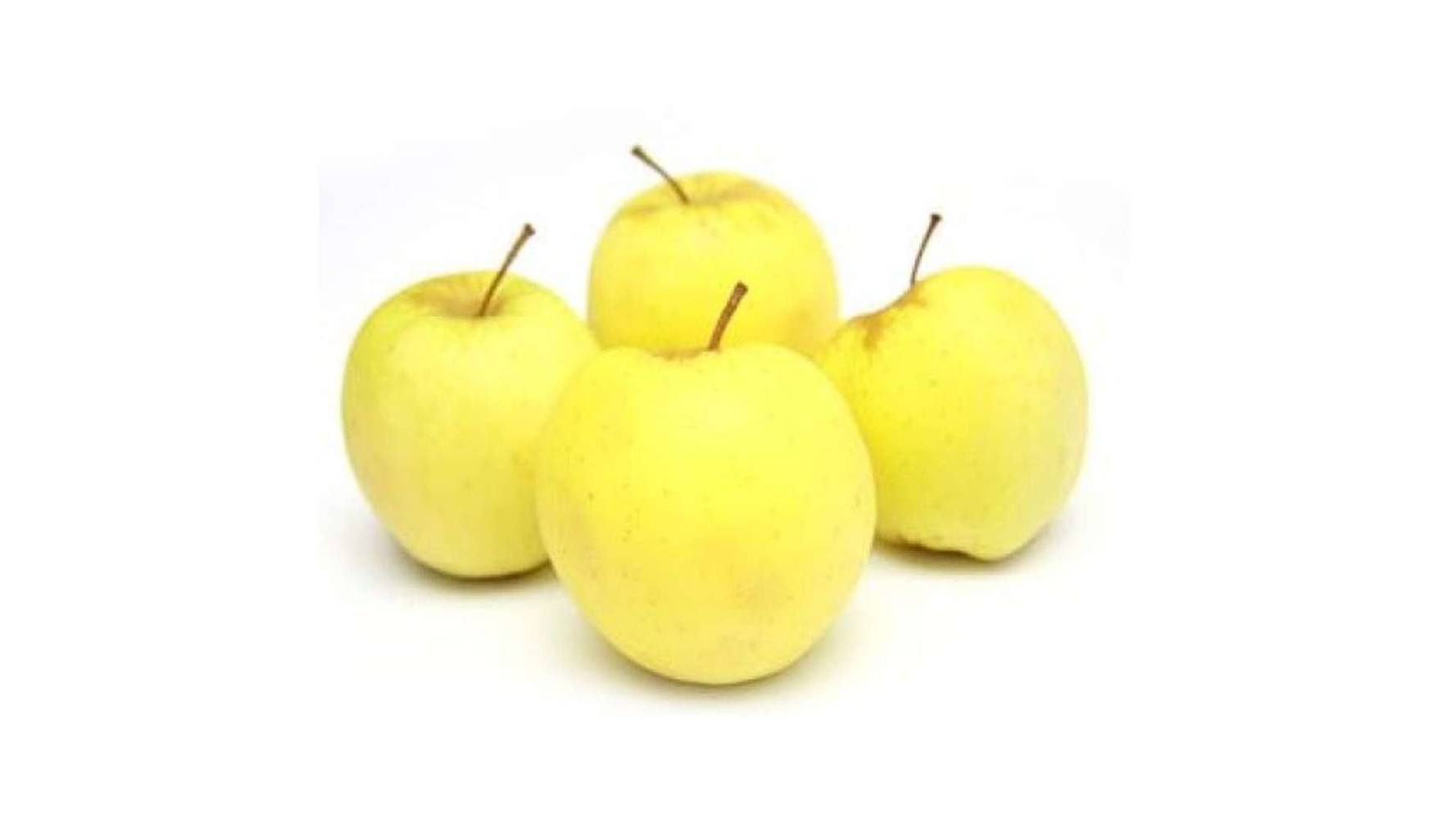 MONOP BIOLOGIQUE pomme jaune bio 4 fruits cat II barquette de 4 fruits
