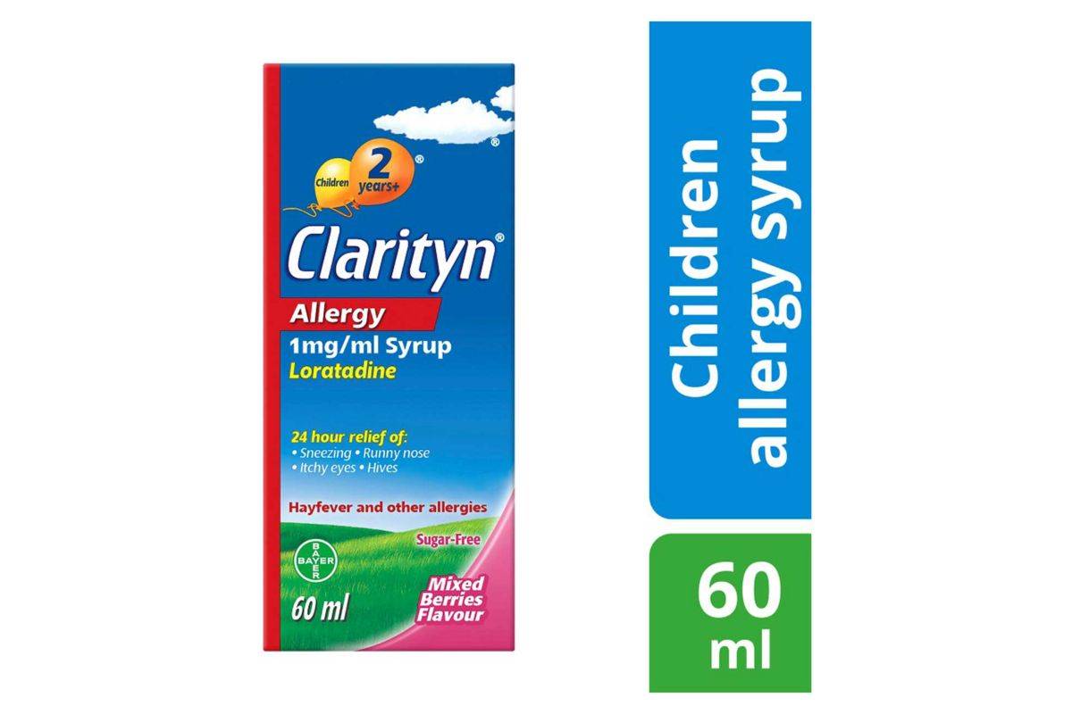 Clarityn Allergy 1mg/ml Syrup Sugar Free Mixed Berries Flavour 60ml