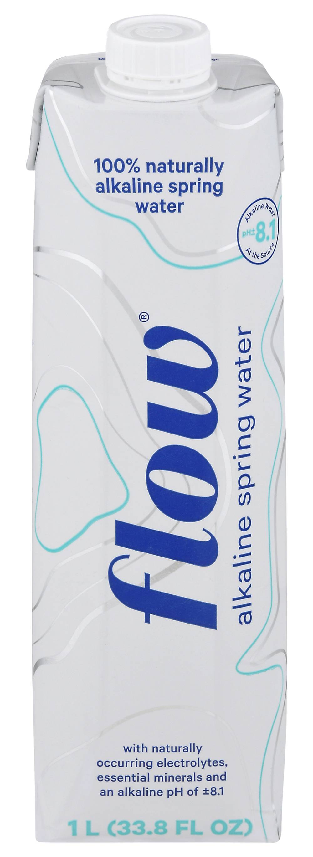 Flow 100% Natural Alkaline Spring Water (33.8 fl oz)