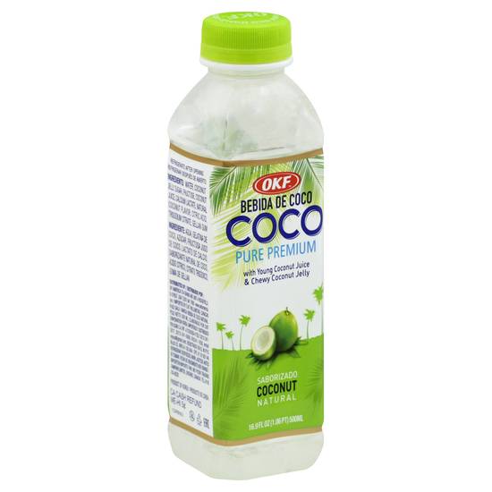 Okf Bebida De Coco Pure Premium Coconut Drink (16.89 fl oz)