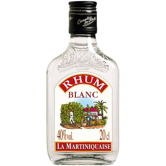 Flask Rhum blanc - Alc. 40% vol.