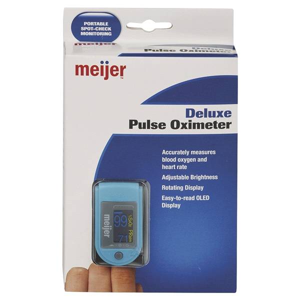 Meijer Deluxe Pulse Oximeter