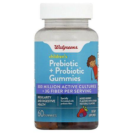 Walgreens Children's Prebiotic + Probiotic Gummies
