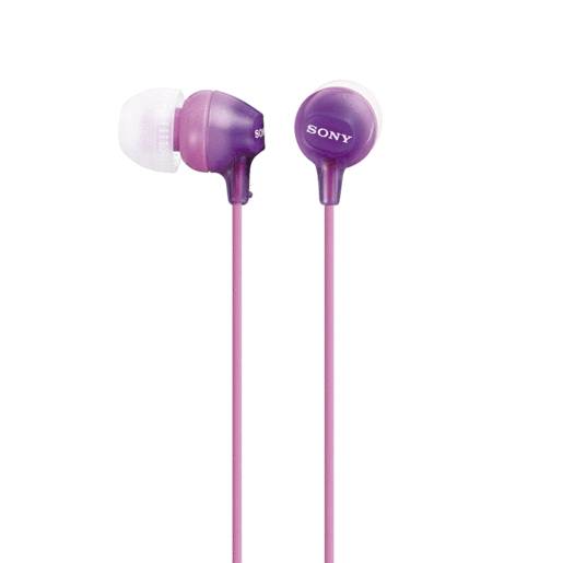 Sony audífonos alámbricos violeta (1 pieza)