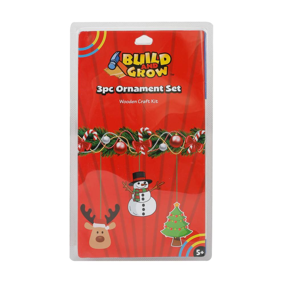 Build and Grow Kid's Ornaments Set Project Kit | 54307