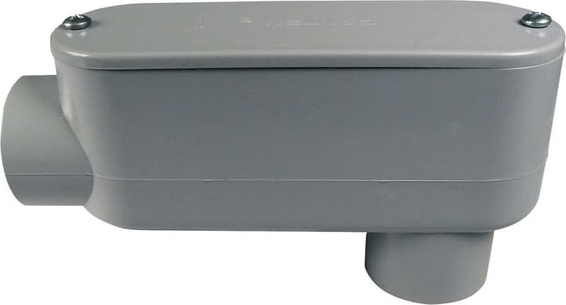 Cantex 1-1/4 In. D Pvc Conduit Body For Pvc 1 Pk