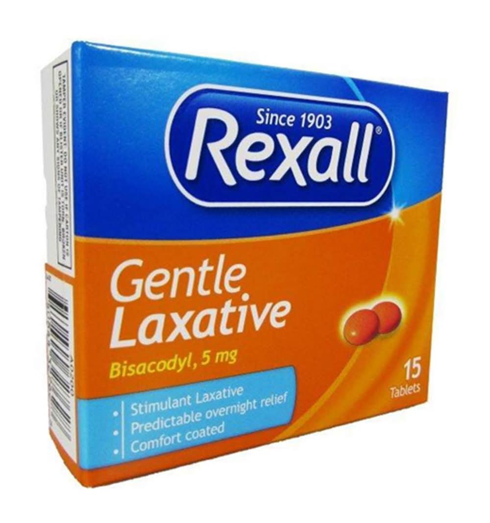 Rexall Gentle Laxative Bisacodyl 5 Mg Tablets 15 Ct