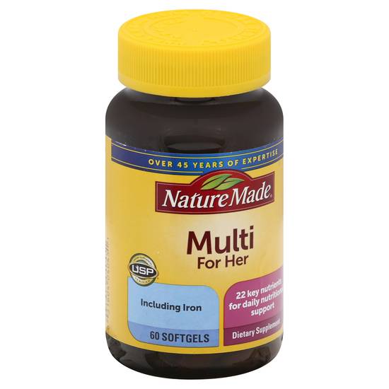 Nature Made Multi For Her Softgels (60 ct)