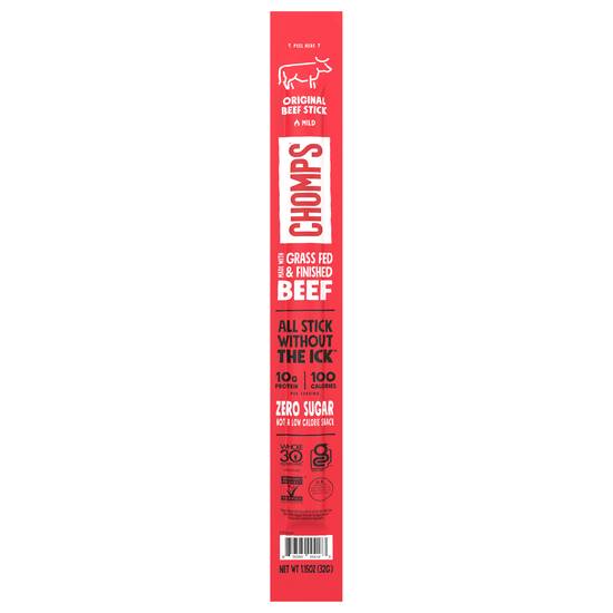 Chomps Grass Fed Snack Stick (beef)