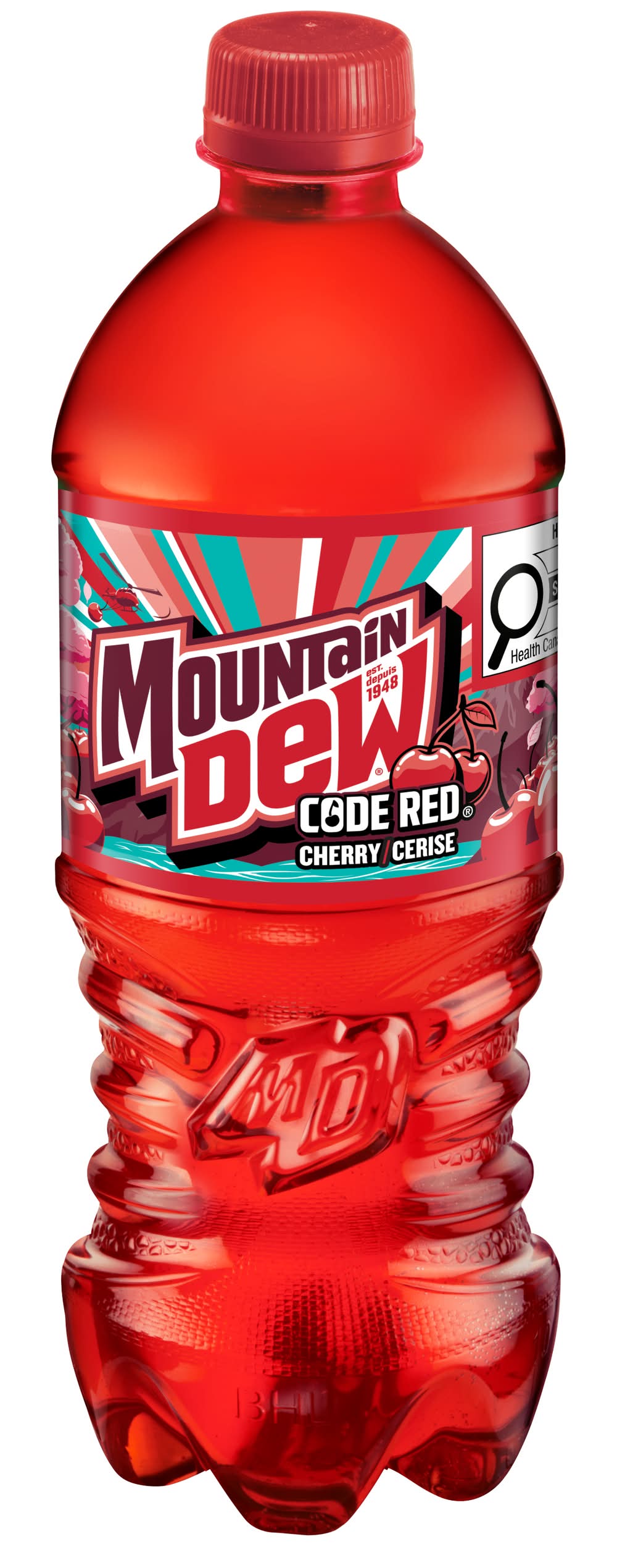Mountain Dew Code Red Soda, Cherry (591 ml)