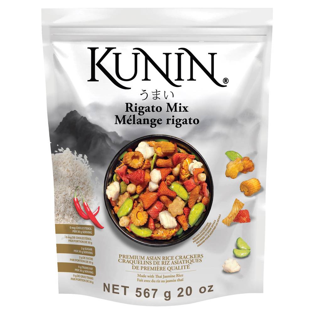 Kunin Rigato Mix Premium Asian Rice Crackers