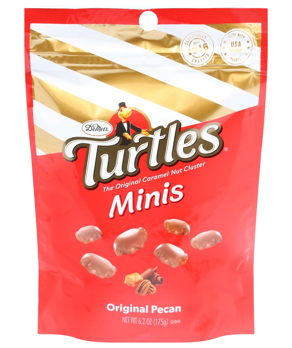 DeMet's Turtles Organic Minis, Caramel (1.1 oz)