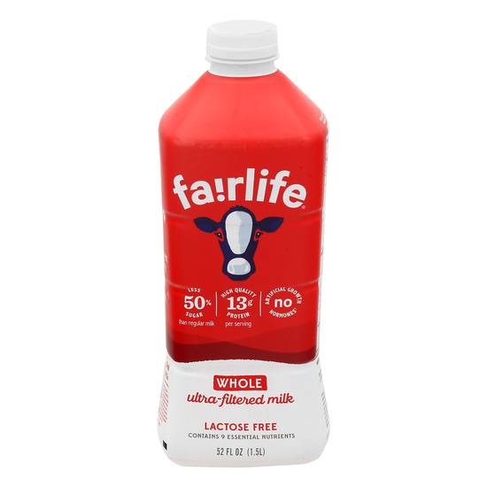 Fairlife Lactose Free Whole Ultra-Filtered Milk (52 fl oz)