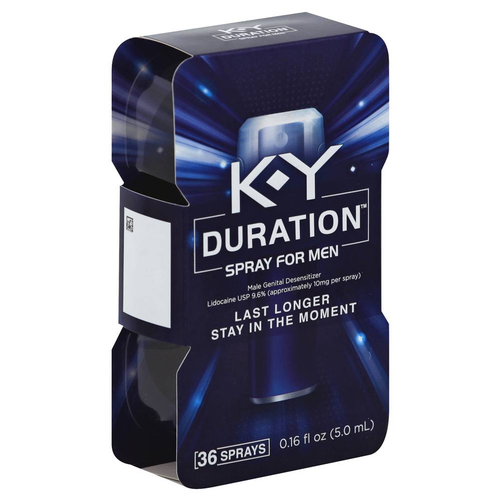 K-Y Duration Spray For Men Male Genital Desensitizer (0.16 fl oz)