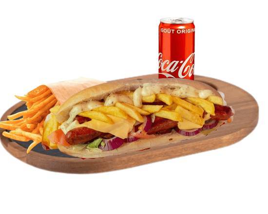 Menu Américain Merguez🌭
