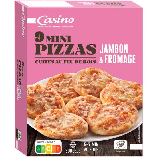 Mini pizzas - Jambon fromage - x9