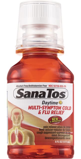 Sana Tos Day Time Multi Symptom Cold & Flu Relif (6 fl oz)