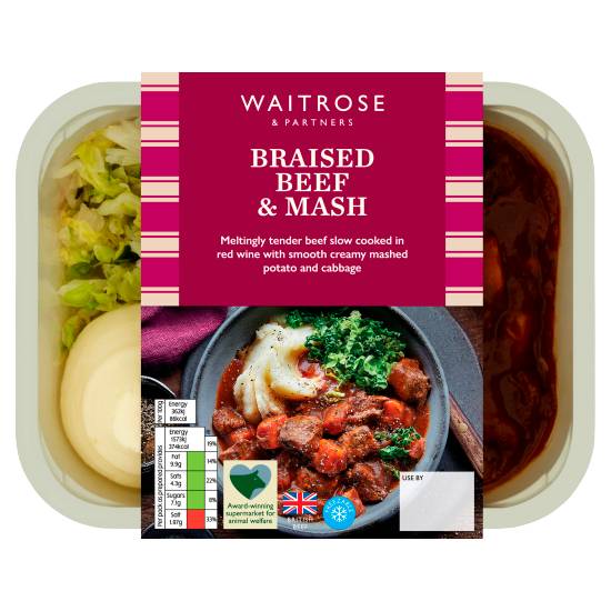 Waitrose & Partners Braised Beef & Mash 