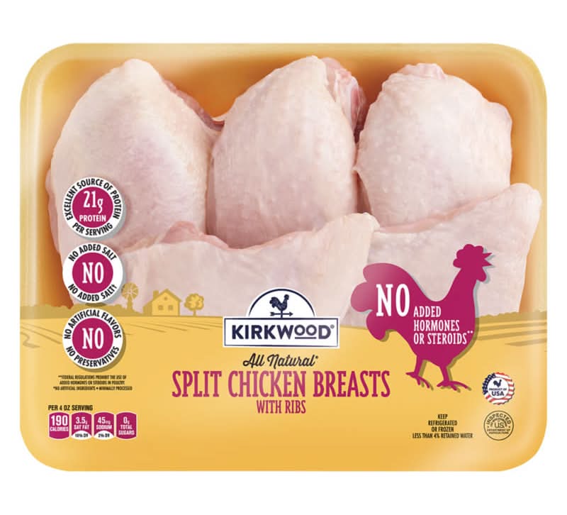 Kirkwood Split Chicken Breasts, per lb