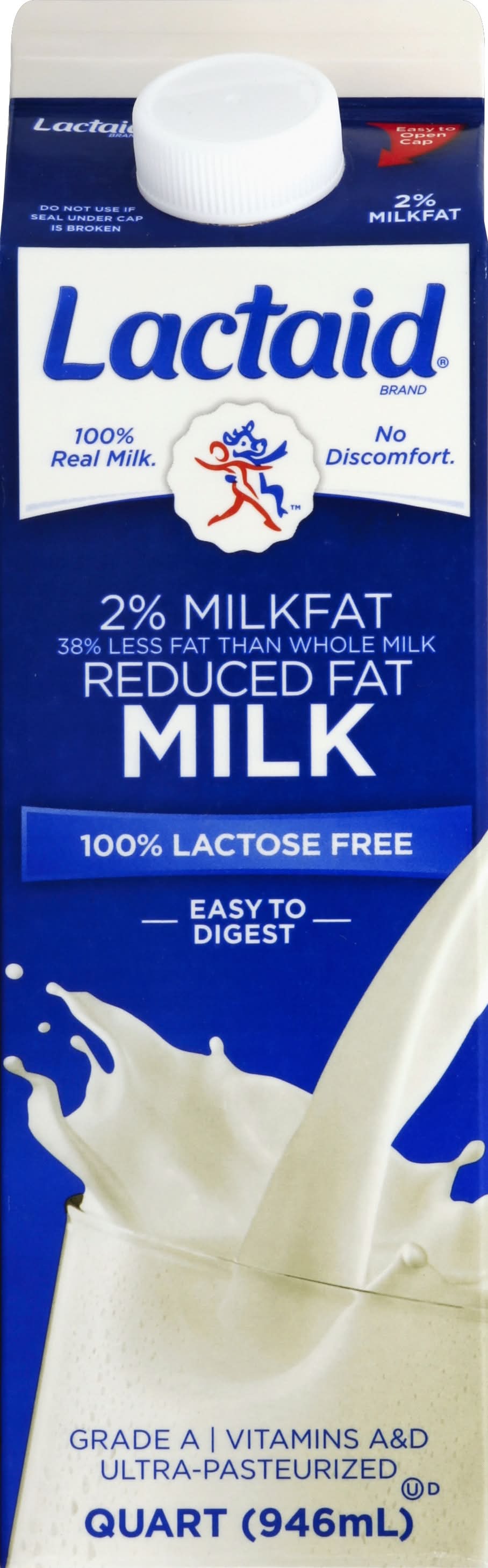 Lactaid 2% Reduced Fat Milk (1 qt)