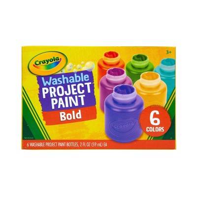 Crayola Washable Kids Paint, Assorted Bold Colors, Painting Supplies