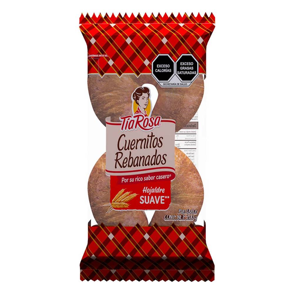 Tía Rosa · Cuernitos de hojaldre suave rebanados (2 un)