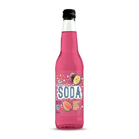 7-Select Sparkling Soda Passion Fruit Guava - 355ml