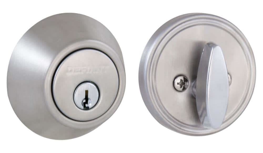 Defiant Stainless Steel Single Cylinder Deadbolt