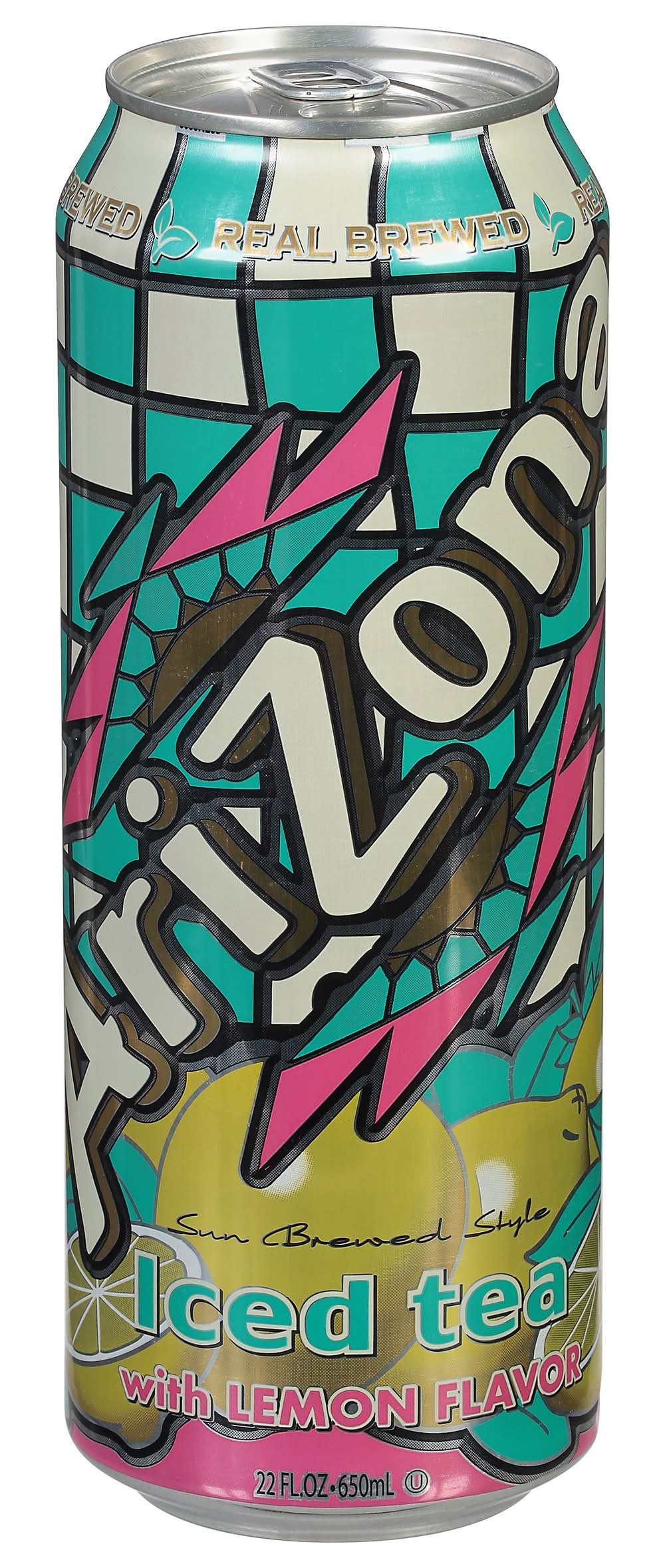 AriZona Flavored Iced Tea, Lemon (22 fl oz) | Postmates
