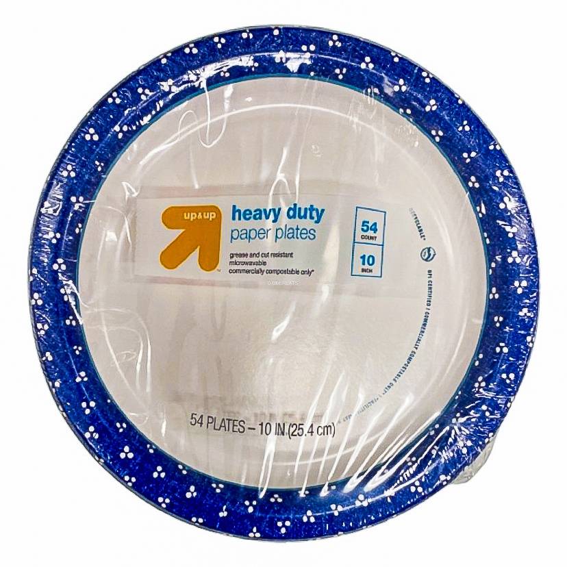 Up & Up Textured Dot Paper Plate (10 in)