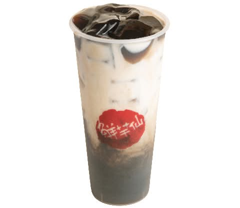 Fresh Milk & Grass Jelly Herbal Tea