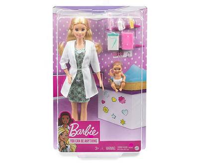 Barbie Doctor Doll & Infant Baby Play Set With Accessories For 3+ Years Kids