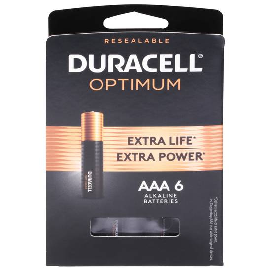 Duracell Optimum Aaa Alkaline Batteries (6 ct)