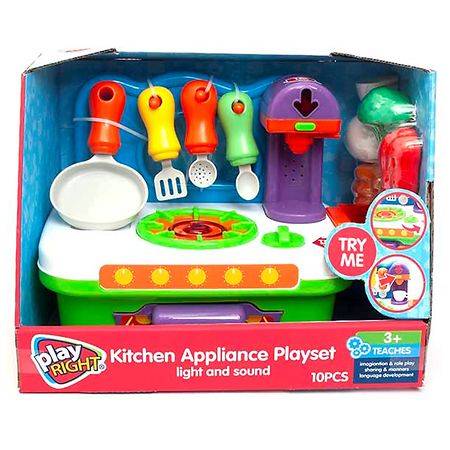 Playright Holiday Toys Kitchen Appliance Playset (10 ct)