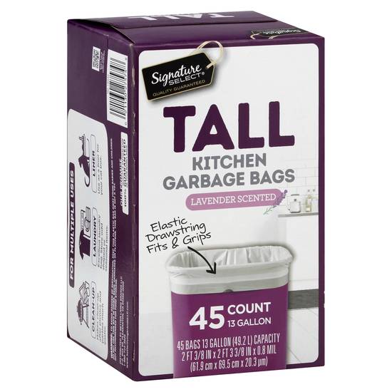 Signature Select Kitchen Garbage Bags (45 ct)