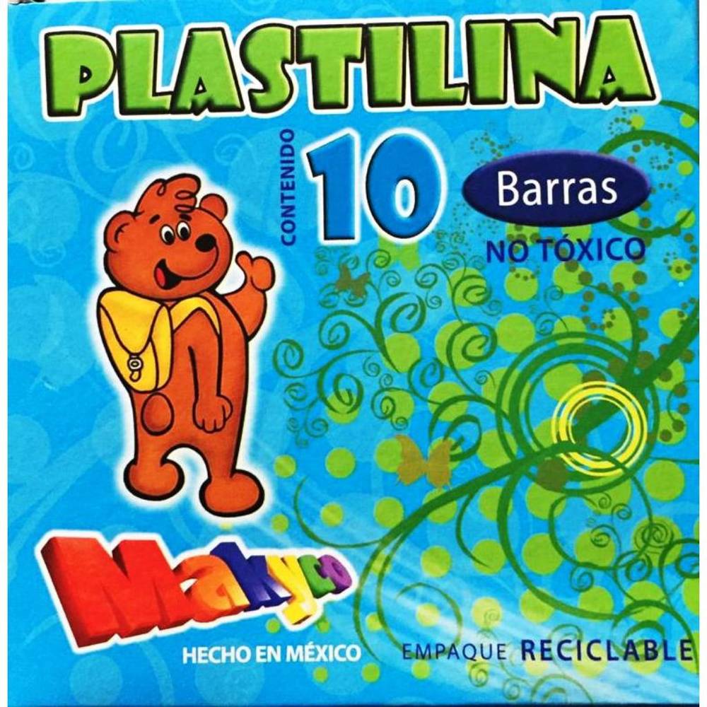 Barrilito plastilina en barra (caja 10 piezas)