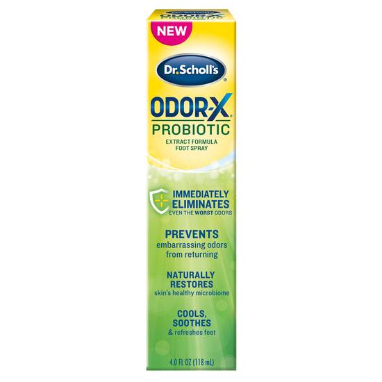 Dr. Scholl�s Odor X Probiotic Foot Spray 4oz