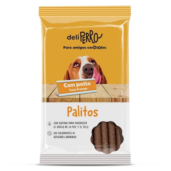 Snack para Perros Palitos con Pollo Deliperro Bolsa (200 g)