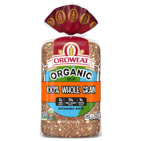 Oroweat Organic 100% Whole Grain Bread