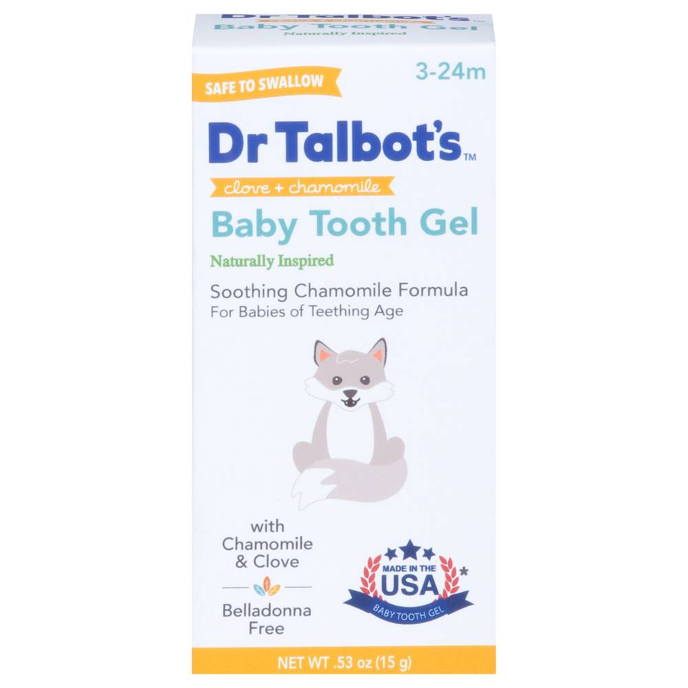 Nuby Baby Tooth Gel With Chamomile & Clove (0.53 oz)