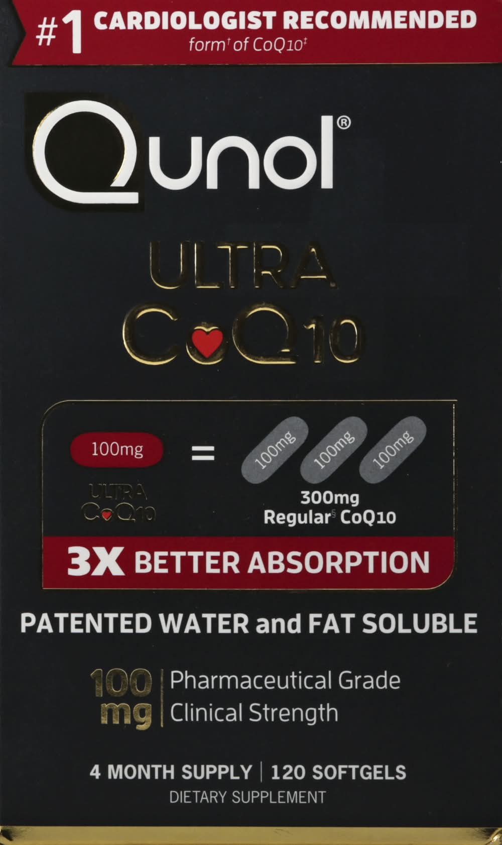 Qunol Ultra Coq10 100 mg (9.6 oz)