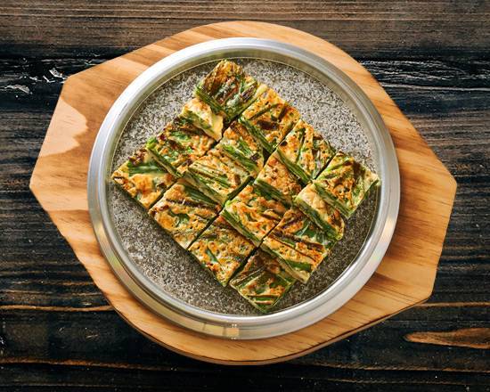 【モチモチ食感】ニラチヂミ Korean Nira Pancake