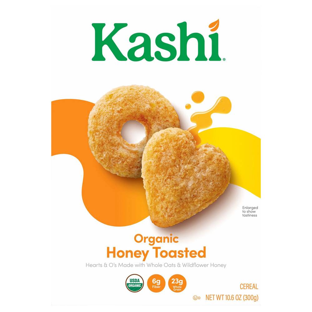 Kashi Breakfast Cereal Organic Toasted Oat, Honey (10.6 oz)