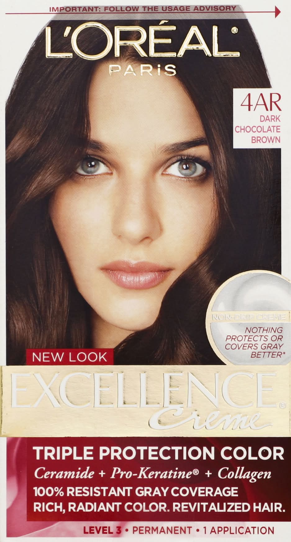Excellence Triple Protection Dark Chocolate Brown Hair Color (0.6 oz)