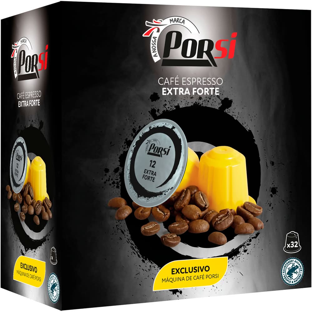 PorSi - Café Extra Forte, 32 cápsulas