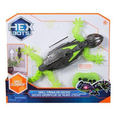 HEX BOTS Wall Crawler Gecko Rechargeable Remote Control Robot Kids Prank Toy