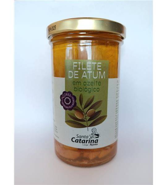 Atum em azeite bio filete frasco